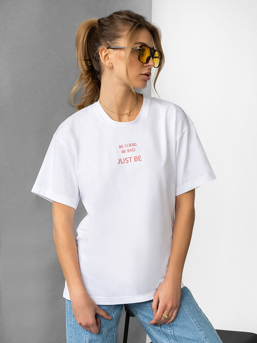 T-shirt Oversized "Just Be"