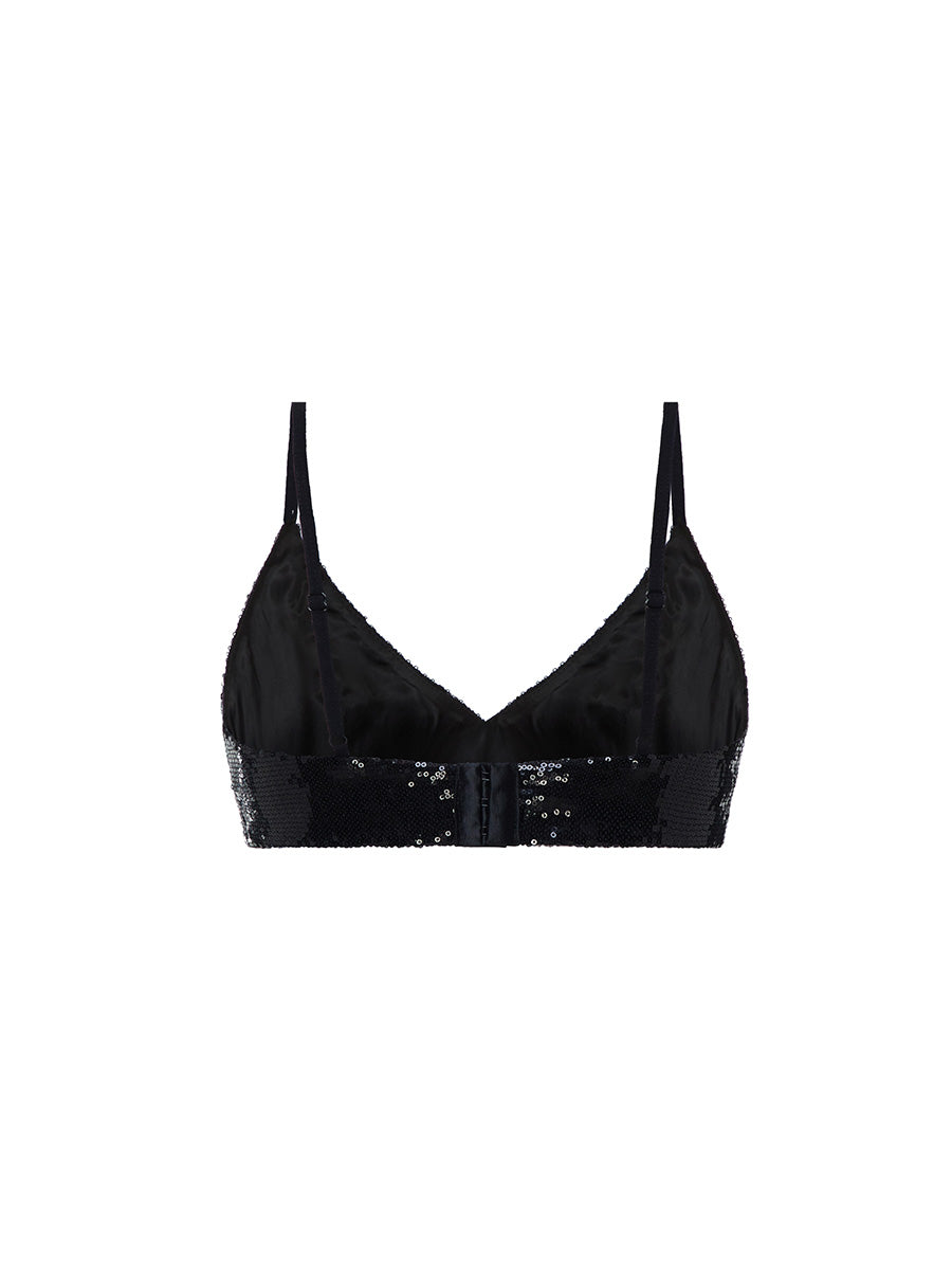 Top Black Sequin