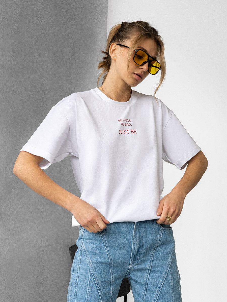 T-shirt Oversized "Just Be"