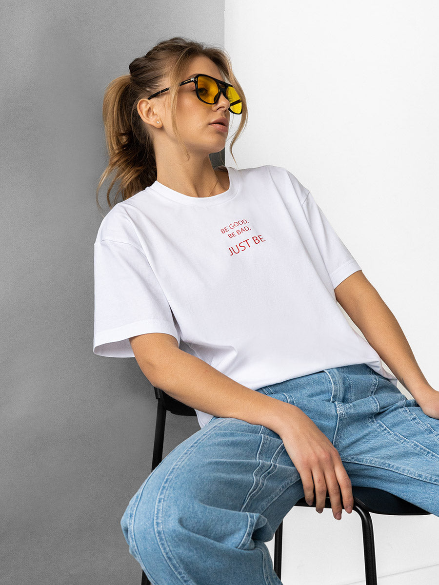 T-shirt Oversized "Just Be"
