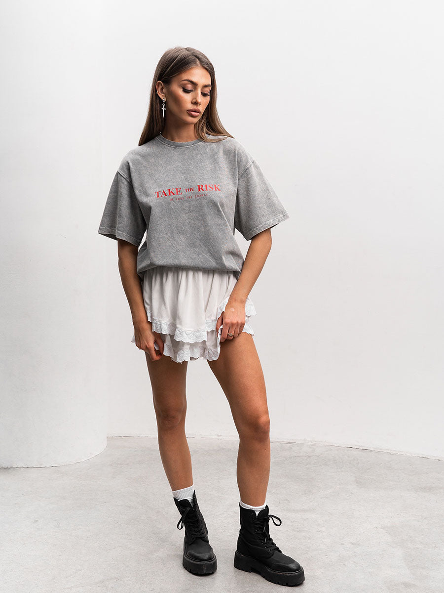 T-Shirt Oversized "Take a Risk"