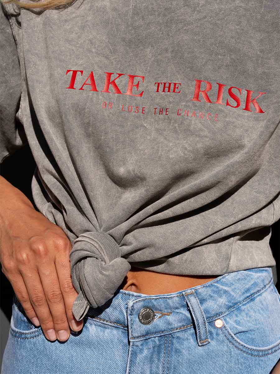 T-Shirt Oversized "Take a Risk"