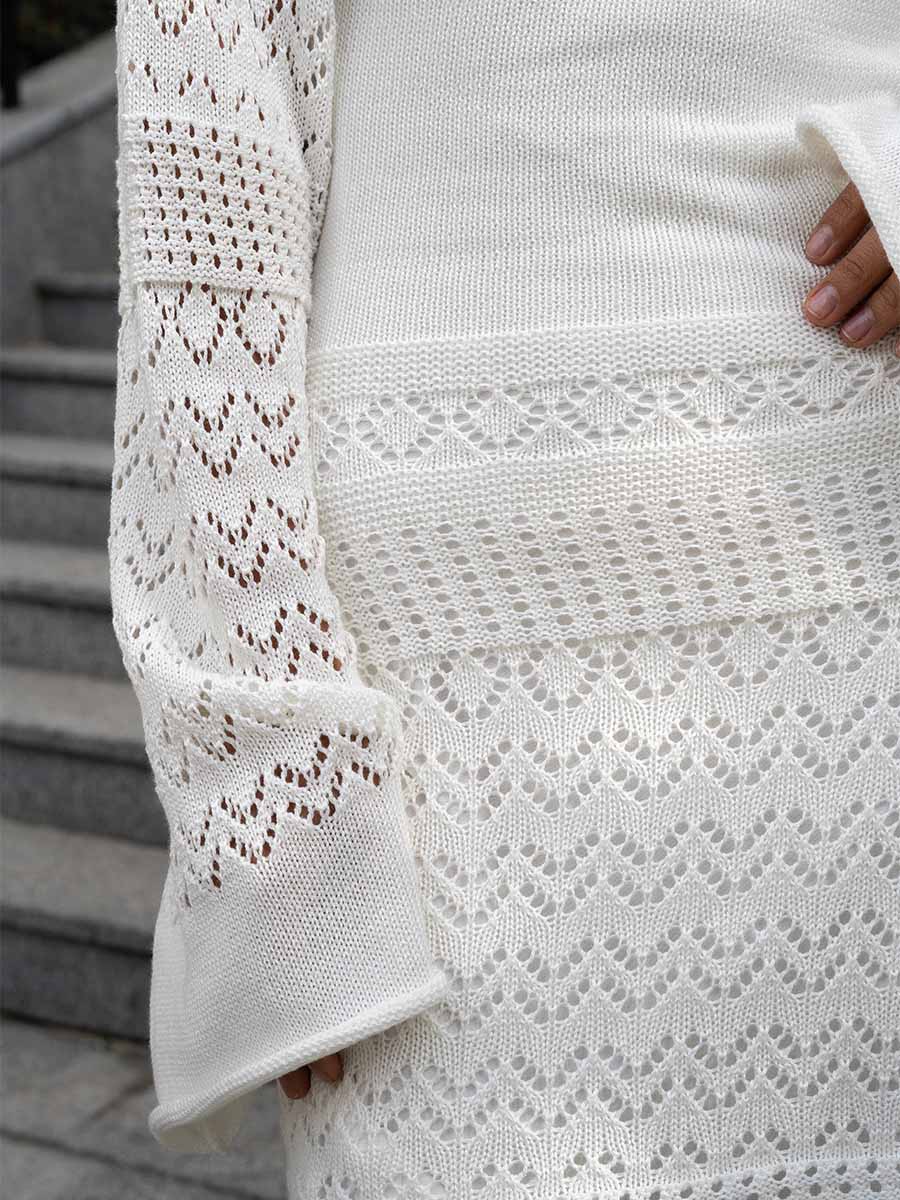 Openwork Mini Dress (from a set)