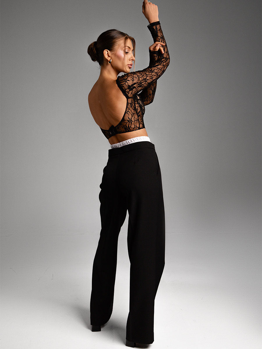 Short Lace Top