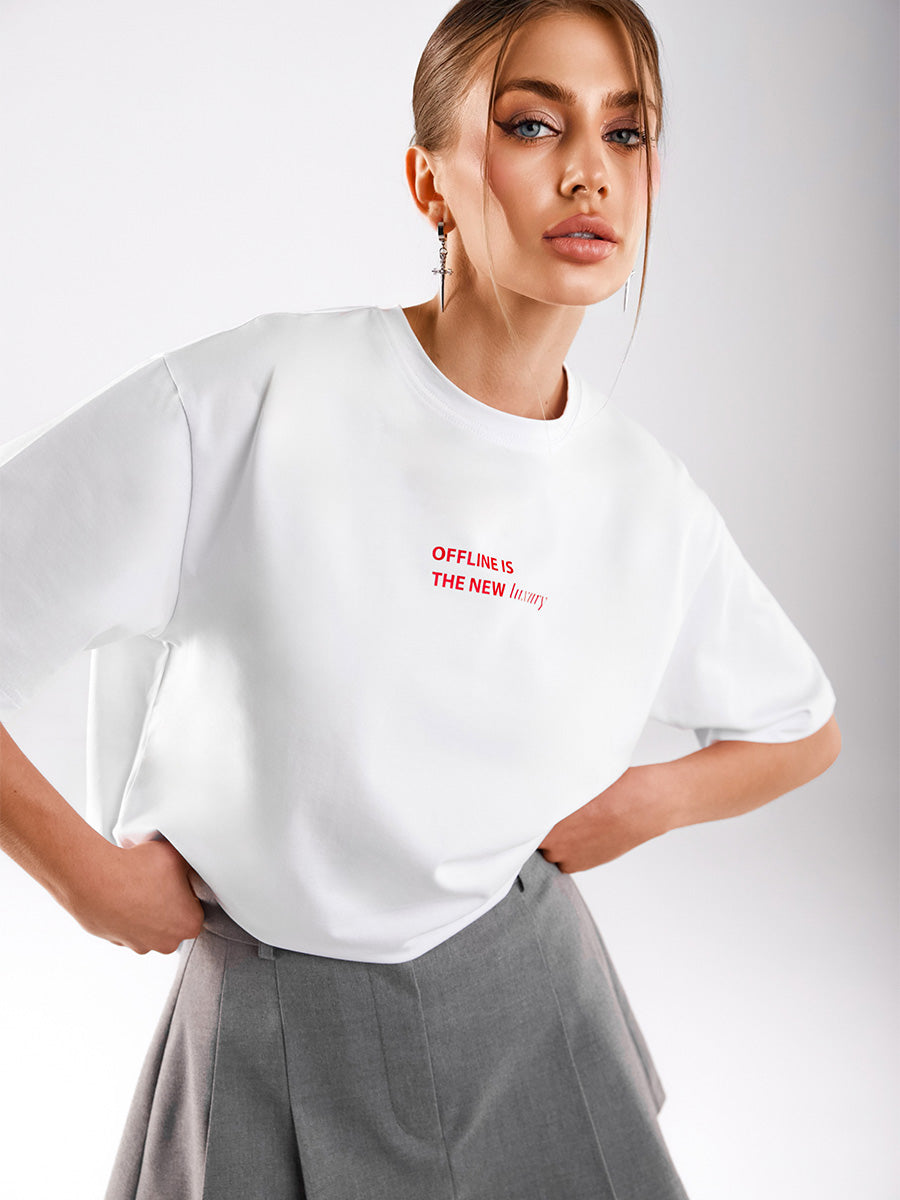 Skirt-Shorts with a White Bottom