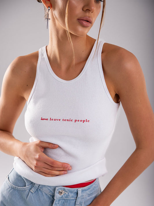 T-shirt "Leave toxic people"