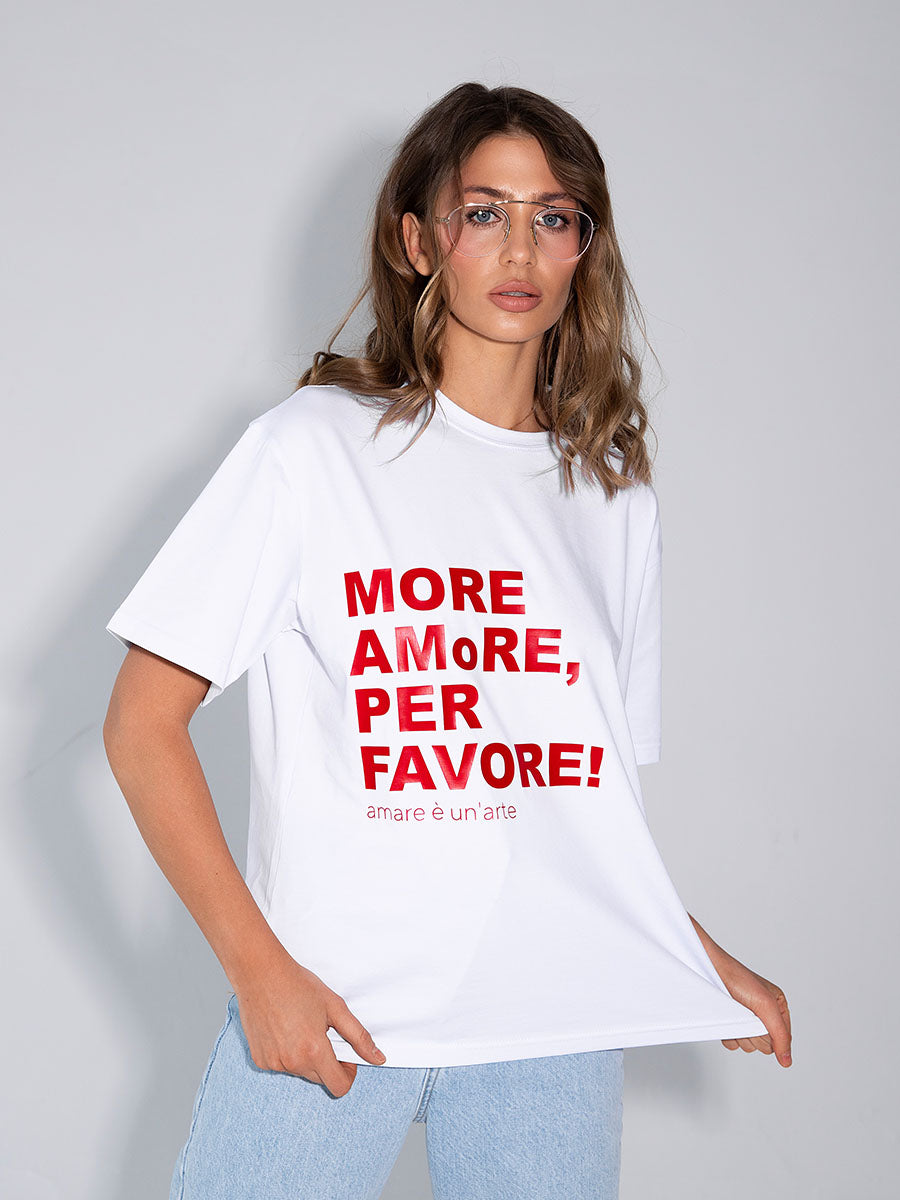 T-shirt “More amore per favore"