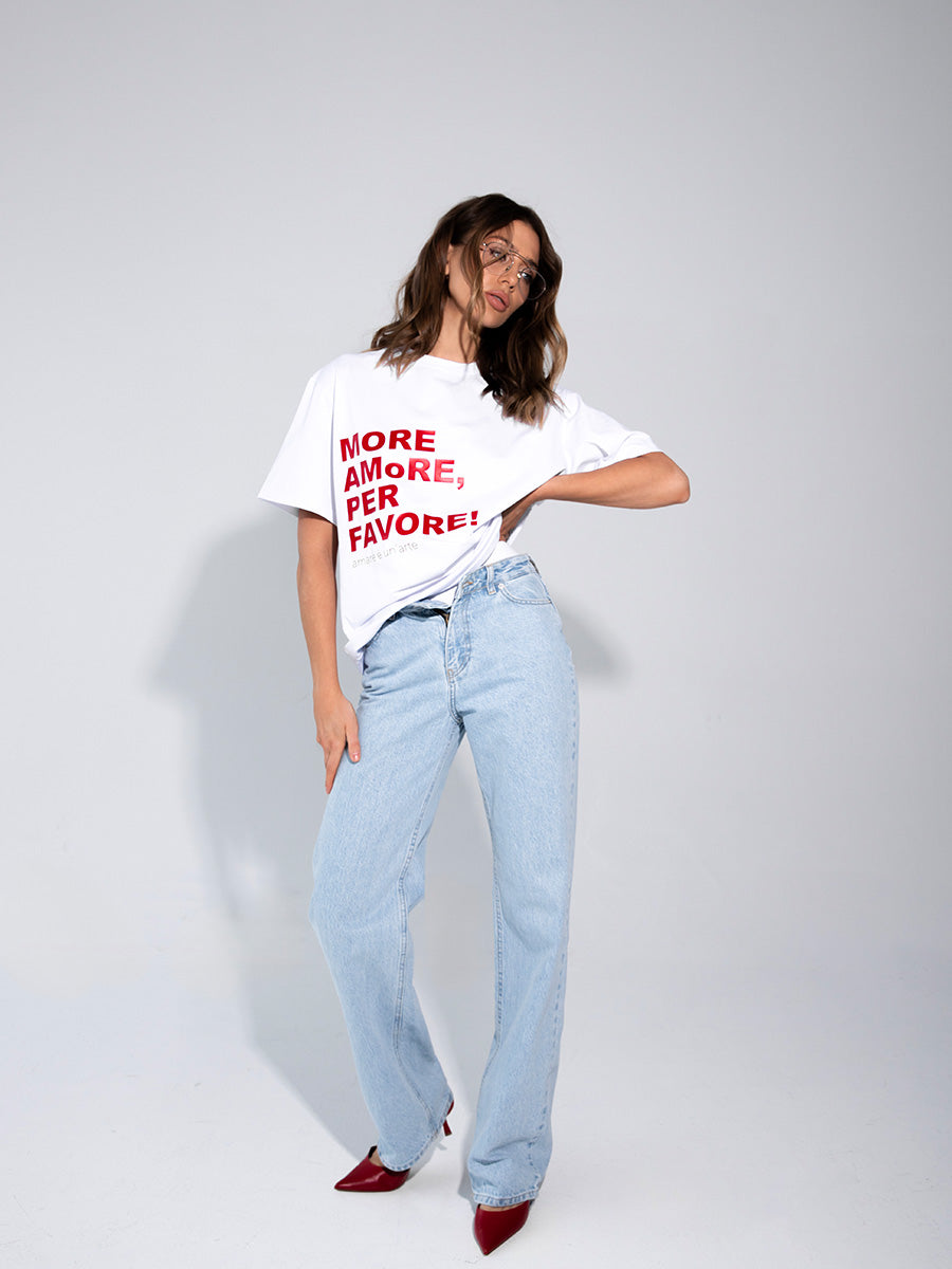 T-shirt “More amore per favore"
