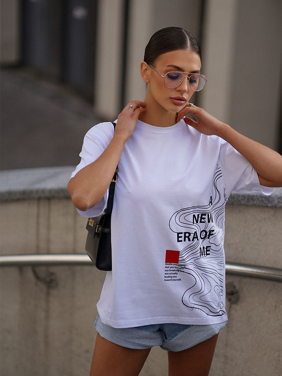T-shirt Oversized "New Era”