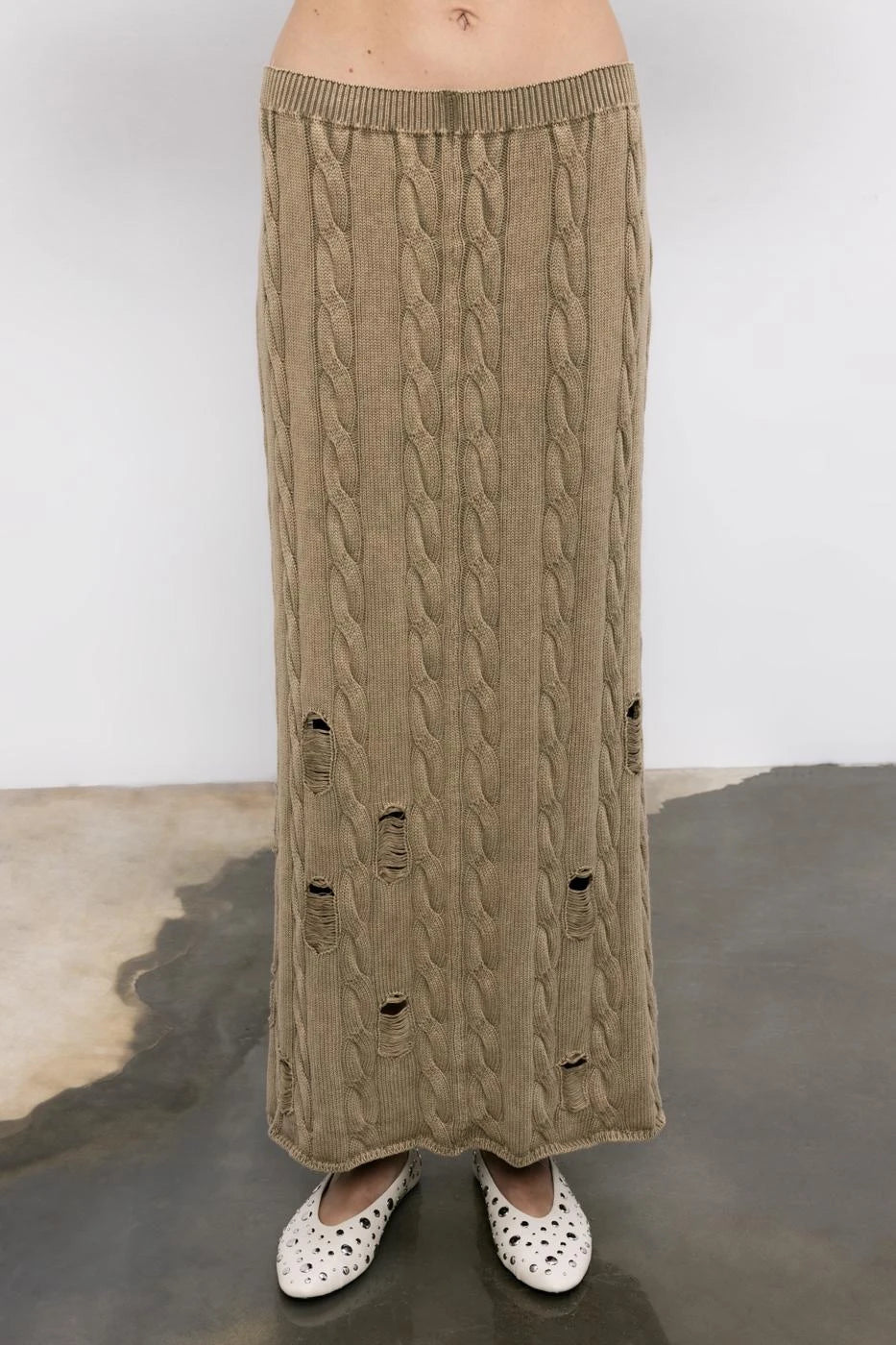 Desert Dunes Knit Set Beige
