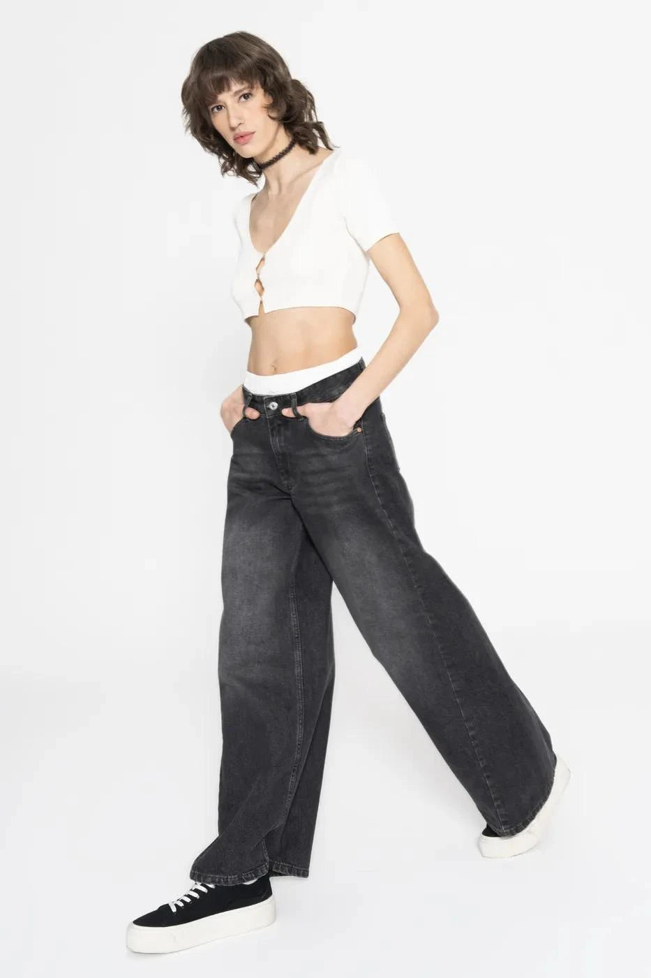Shadow Wide-Leg Jeans
