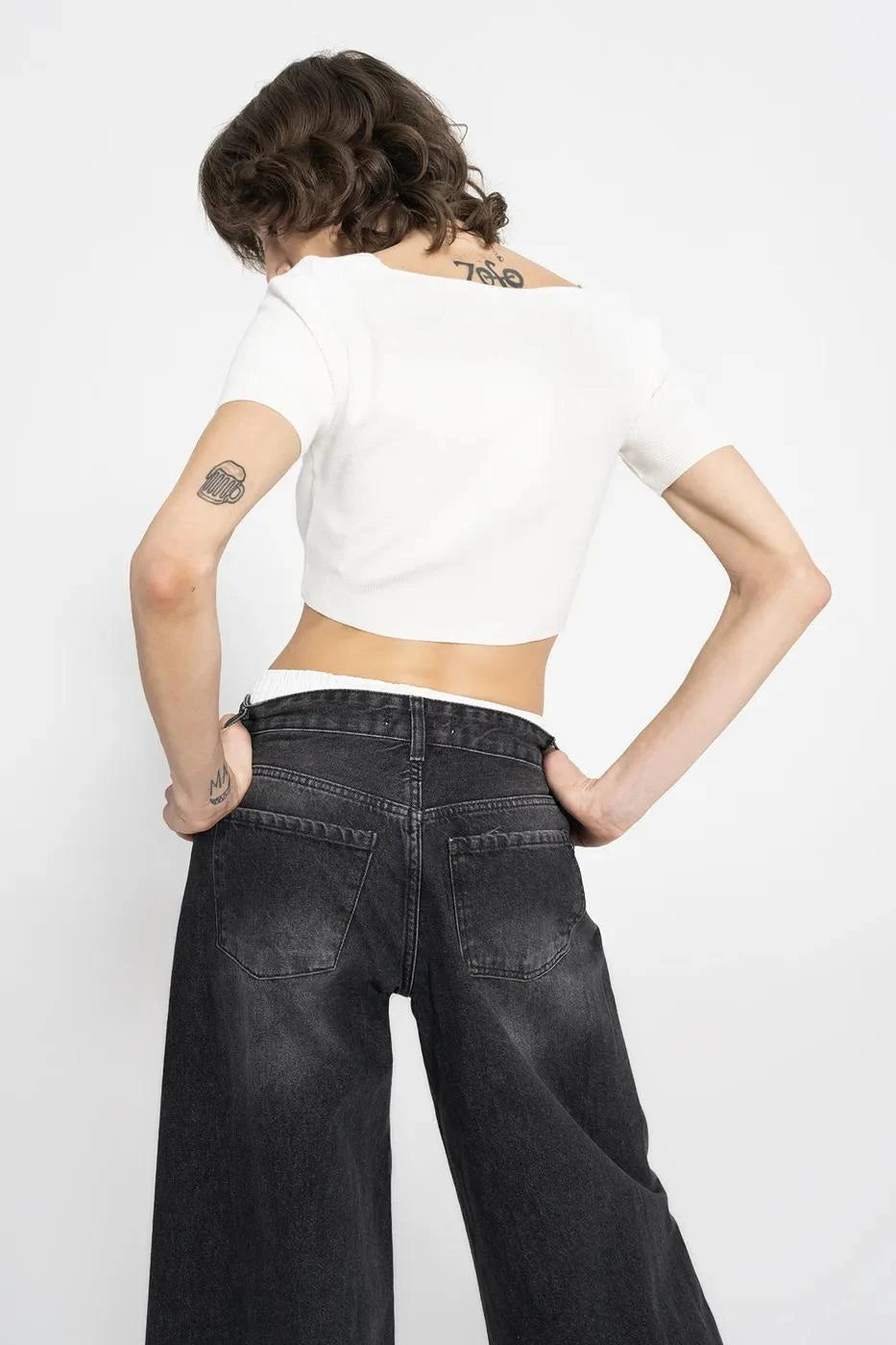 Shadow Wide-Leg Jeans