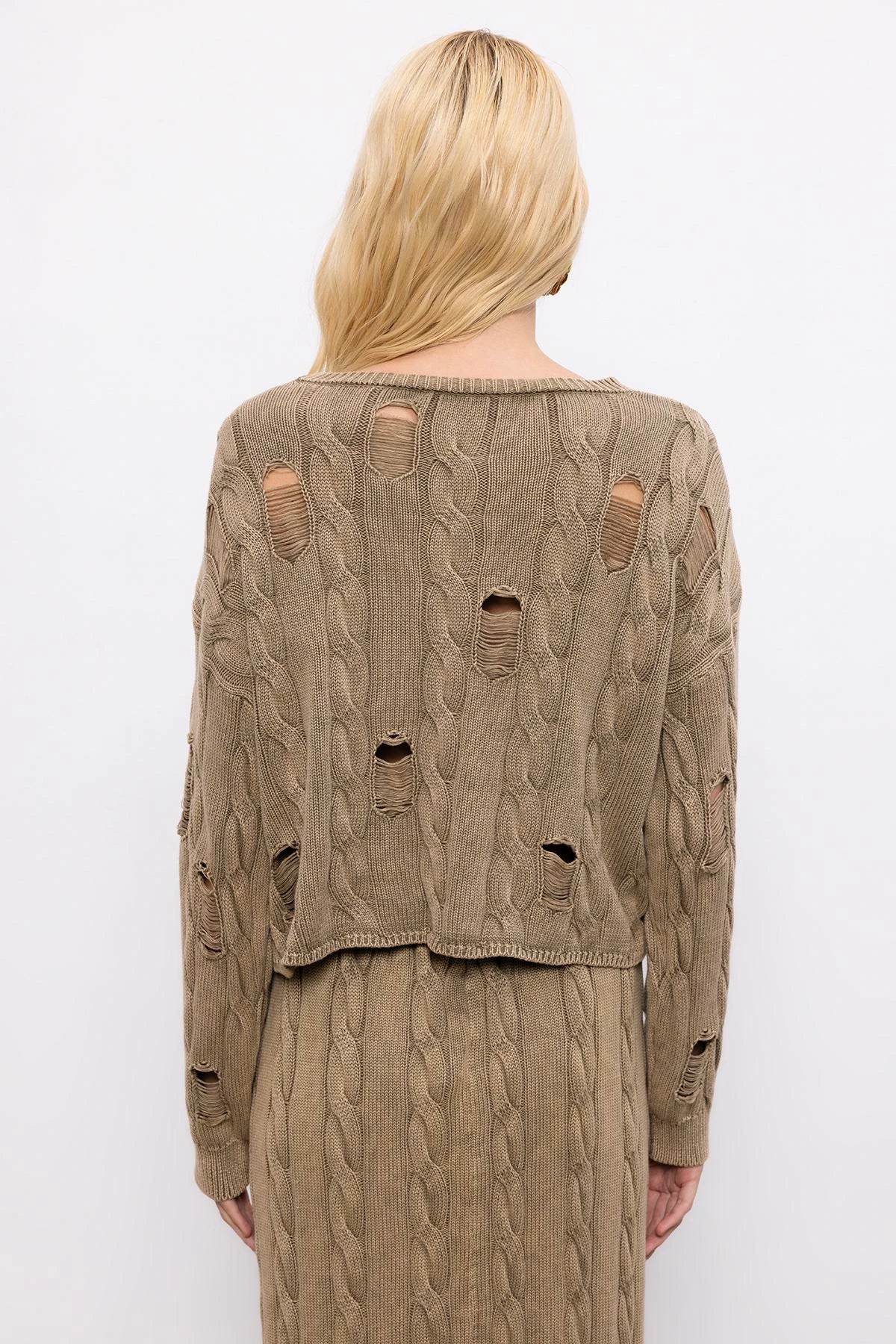 Desert Dunes Knit Set Beige