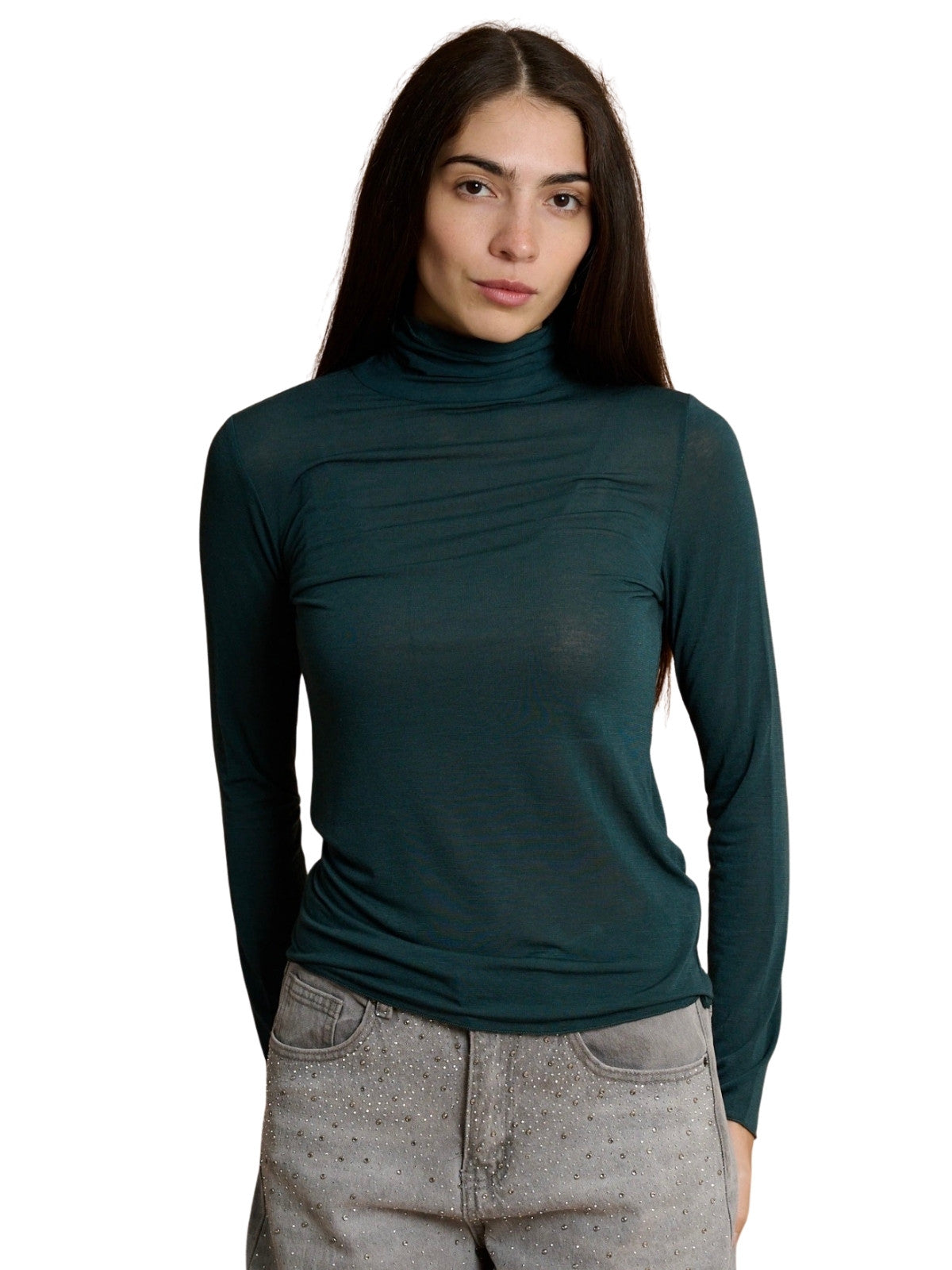 Pure Touch Essential High-Neck Top
