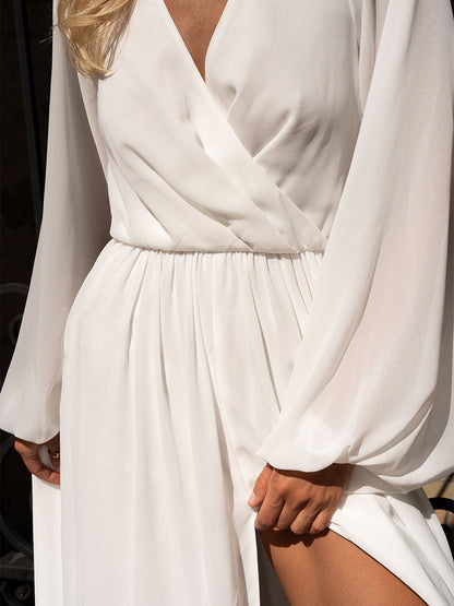 Maxi Long-Sleeve Dress